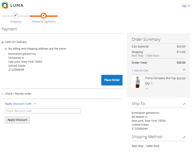 Magento 2 Upgrade | Checkout 2 Step