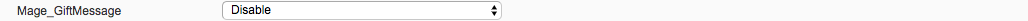 Disable Mage_GiftMessage extension | Magento add to cart / checkout slow