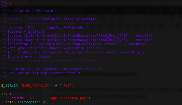 Enable Magento 2 Profiler