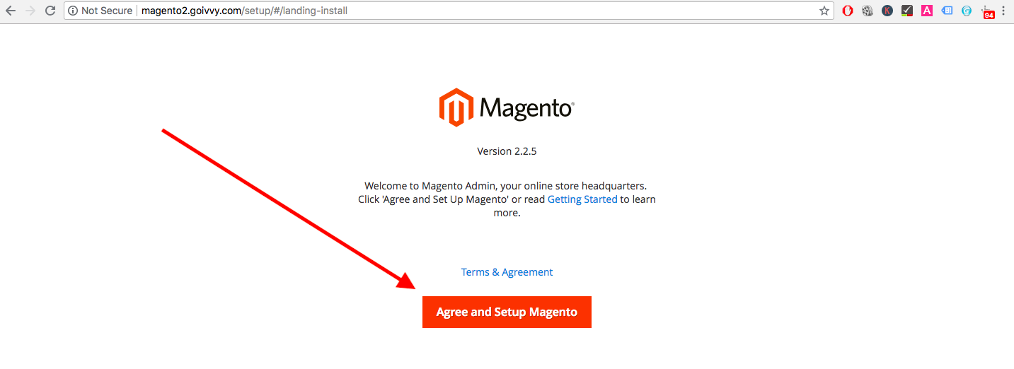 Installing Magento 2: Step 1