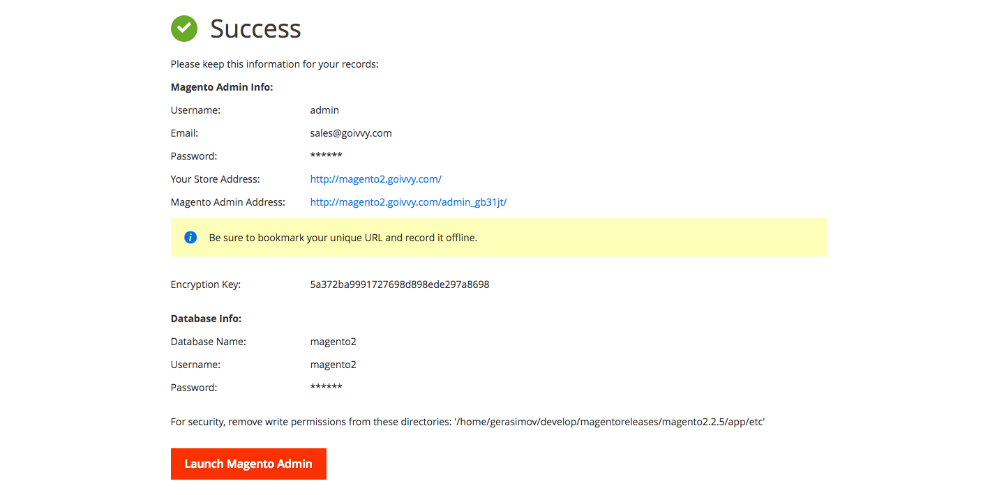 Success!