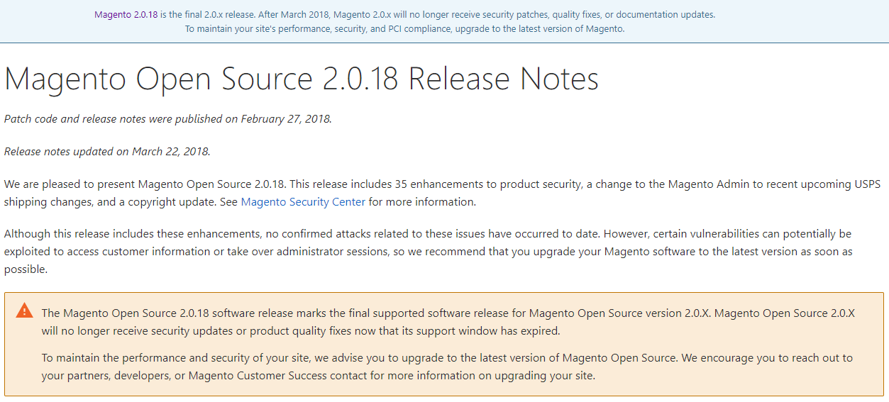Magento 2.0 Release Notes