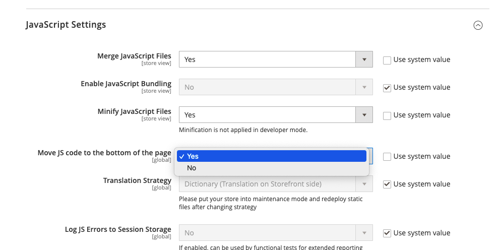 Move Javascript to the bottom Move JavaScript to the bottom