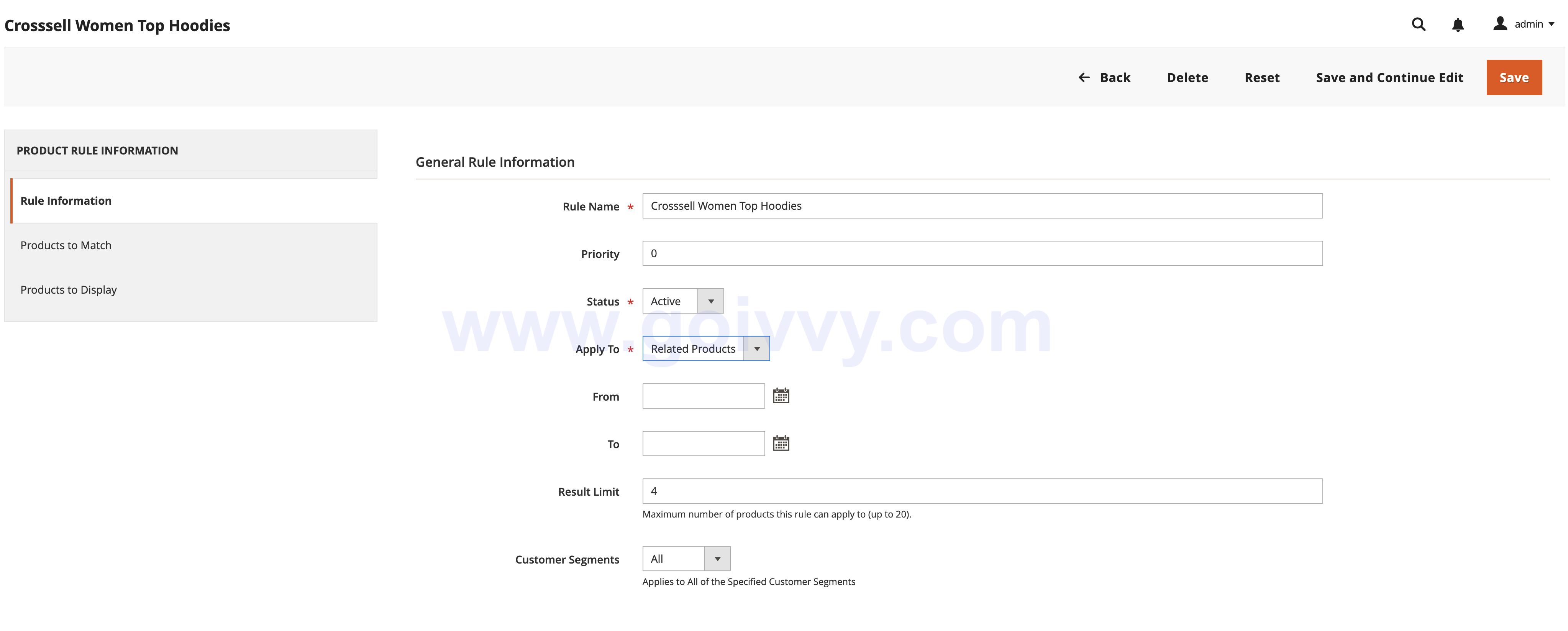 Related Product Rules