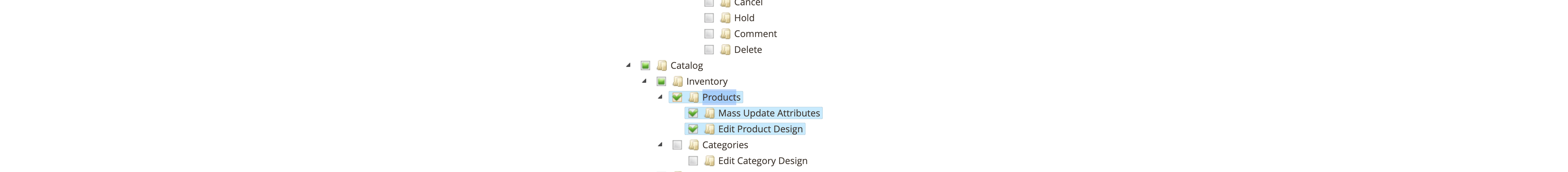 Product Edit Permissions