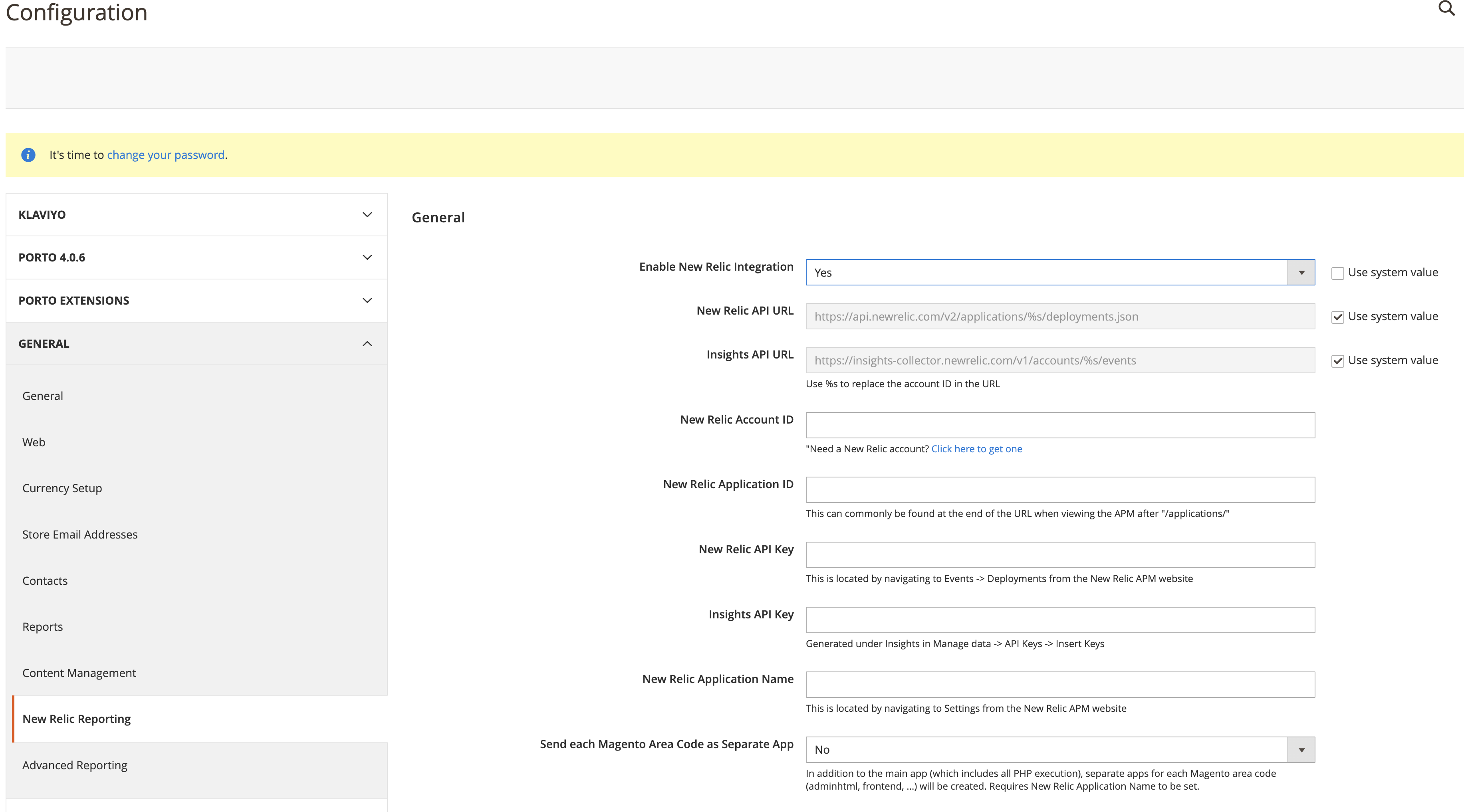 Magento 2 New Relic Reporting