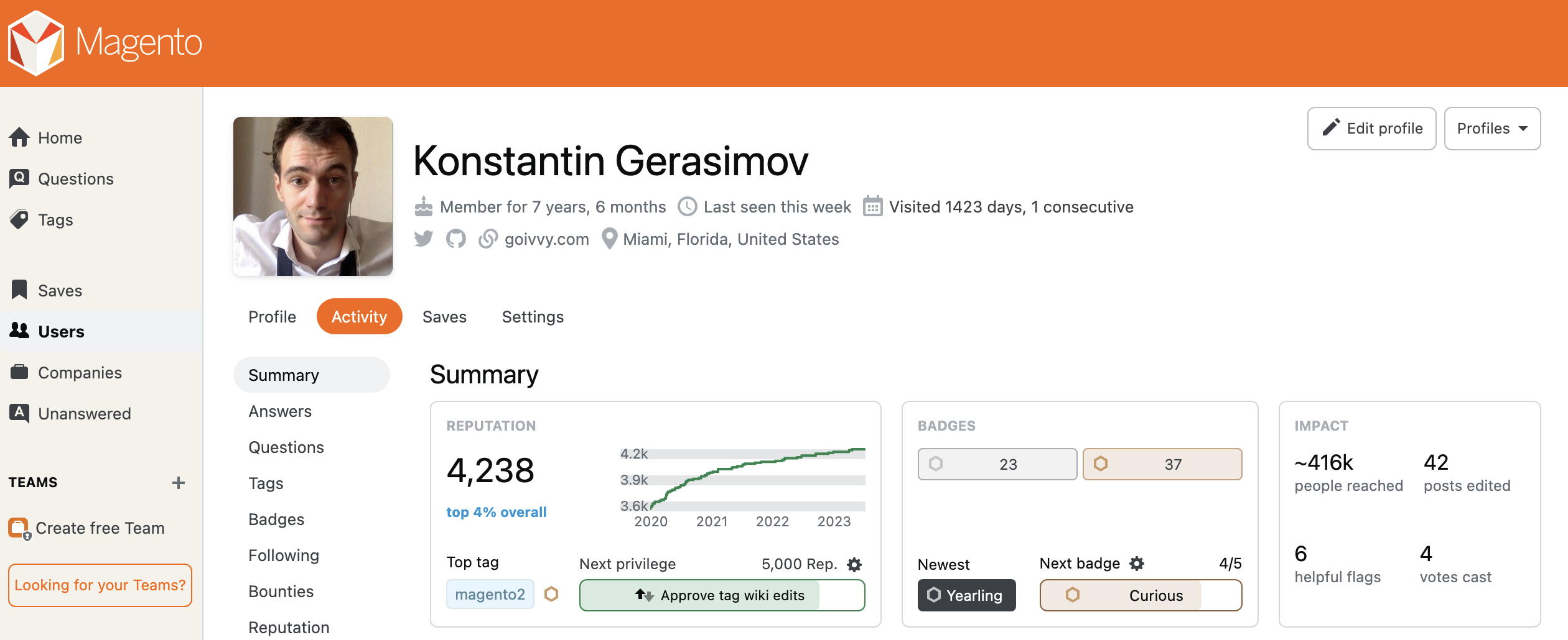 Konstantin Gerasimov - Magento expert Konstantin Gerasimov